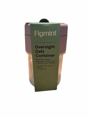 Figmint Purple Overnight Oats Container